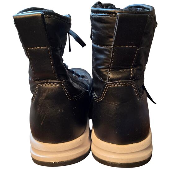 Water Proof 10 Black Men's Insulated Combat Boots Shoes Lace Up - Picture 4 of 6